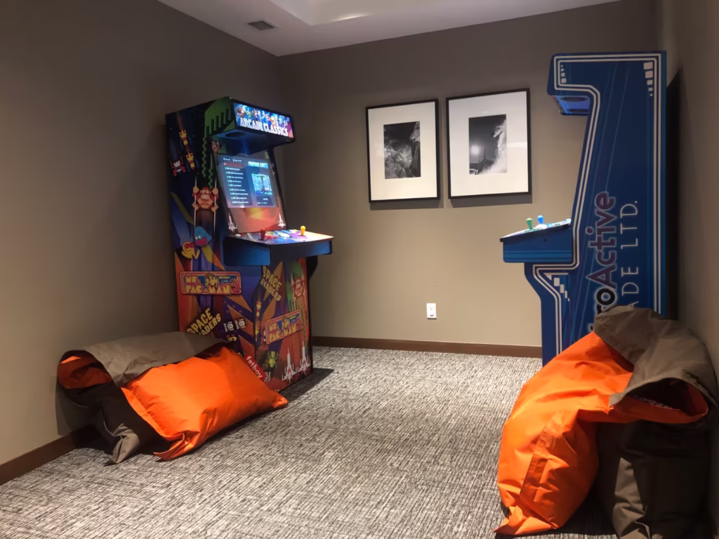Arcade Games At Evolution Whistler Hotel