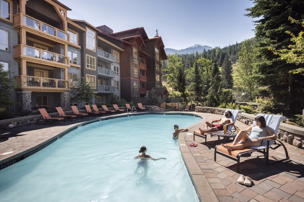 Outdoor Pool At Legends Whistler