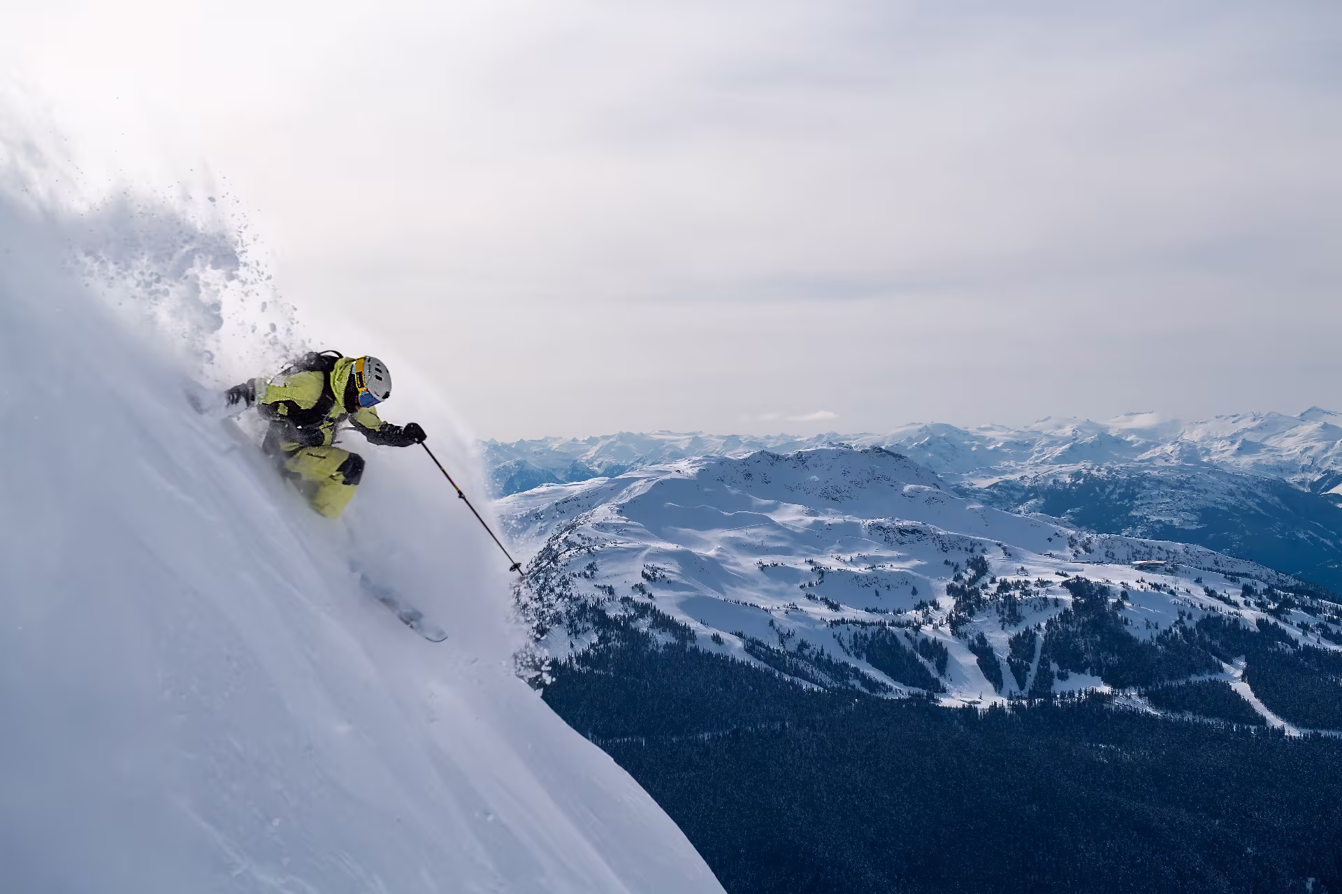 Skiing the Steeps Whistler Blackomb
